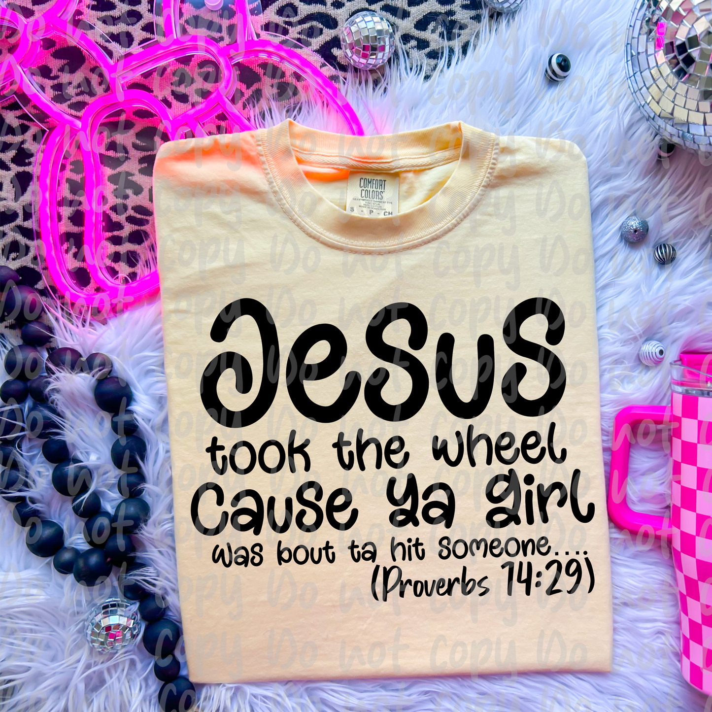 Jesus took the wheel