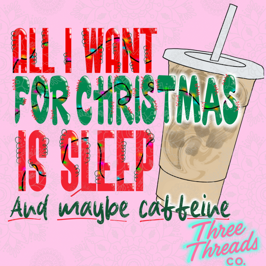 Sleep and Caffeine Iced Coffee