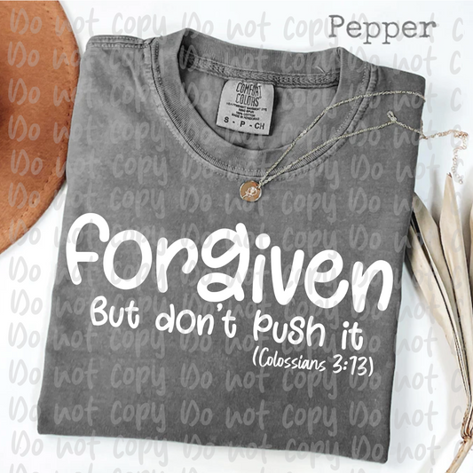 Forgiven