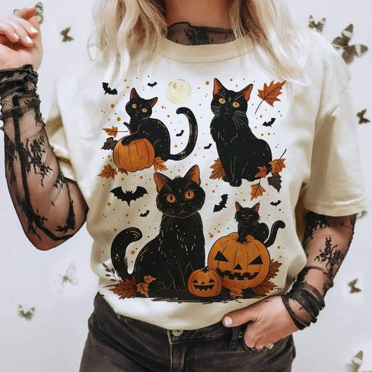 Spooky Cats tee